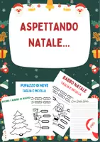anteprima - Materiale di supporto/inclusione - Aspettando Natale... Gioca e Impara! - Pagina di copertina