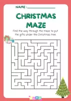 Προεπισκόπηση - Φύλλα εργασίας - Christmas Activity Book | Βιβλίο χριστουγεννιάτικων δραστηριοτήτων - Σελίδα 3