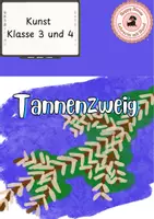 Vorschau - Präsentationen/Tafelbilder - Schritt für Schritt - Tannenzweig - Deckblatt