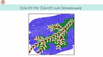 Vorschau - Präsentationen/Tafelbilder - Schritt für Schritt - Tannenzweig - Seite 1