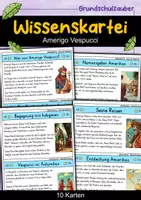 Vorschau - Bildkarten - Wissenskartei - Amerigo Vespucci | Geschichte - Deckblatt