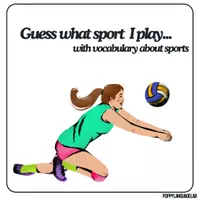 Vista previa - Juegos / Gamificación - Guess what sport I play - 10 sports cards - página 1