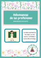 Vista previa - Tarjetas / Manipulativos - Adivinanzas de las profesiones - Portada