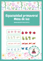 Vista previa - Tarjetas / Manipulativos - Espacialidad primaveral - Portada