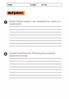 Vorschau - Arbeitsblätter - Mittelalter Literaturepoche: Religion, Moral, Minnesang und Epos - Seite 3