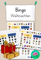 Vorschau - Spiele - Würfel Bingo Weihnachten🎄 - differenziert - Deckblatt