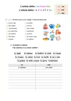 Vorschau - Arbeitsblätter - Französisch: Materialpaket "Qu'est-ce qu'il y a dans ton sac?" - Deckblatt