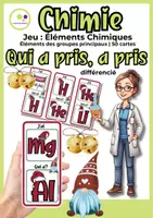 Aperçu - Jeux - Jeu: Qui a pris, a pris Noël | éléments chimiques | Chimie - Page de couverture