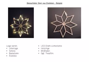 Vorschau - Mal- und Bastelvorlagen - Beleuchteter Stern aus Eisstielen - Seite 2