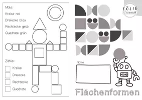 Vorschau - Arbeitsblätter - Flächenformen Büchlein / Arbeitsblätter - Seite 3