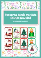 Vista previa - Juegos / Gamificación - RECUERDA DÓNDE ME VISTE NAVIDEÑO - Portada