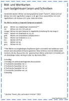 Vorschau - Fördermaterial/Inklusion - Bild- und Wortkarten zum lautgetreuen Lesen und Schreiben - Seite 1