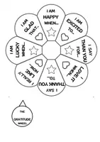 anteprima - Flashcard - GRATITUDE WHEEL - Pagina 1