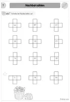 Vorschau - Arbeitsblätter - Hundertertafel/ -feld - Nachbarzahlen - Seite 2