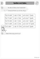 Vorschau - Arbeitsblätter - Hundertertafel/ -feld - Spalten und Zeilen - Seite 1
