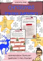 Vorschau - Stundenentwürfe - Christmas - Quantifiers Practice - Weihnachten - Deckblatt