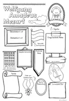 Vorschau - Arbeitsblätter - Steckbrief als Gemeinschaftsbild / kooperatives Poster über Wolfgang Amadeus Mozart - Seite 2