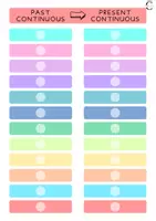 Vista previa - Juegos / Gamificación - BOARDGAME: PAST CONTINUOUS VS PRESENT CONTINUOUS - Portada