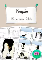 Vorschau - Bildkarten - Pinguin🐧 Bildergeschichte - Deckblatt
