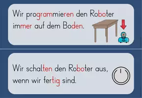 Vorschau - Poster - Programmieren - Robotorregeln Klasse 2 - 4 - Seite 3