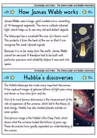 Vorschau - Bildkarten - Knowledge card index - The James Webb and Hubble Telescopes | Astronomy (English) - Seite 3