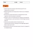 Vorschau - Arbeitsblätter - Handyverbot an Schulen – Pro und Contra Liste , Texte und Meinungsfragen - Seite 3