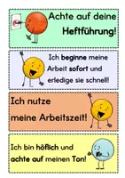 Vorschau - Poster - Lernziele formulieren. Tages- und Wochenziele - Seite 1