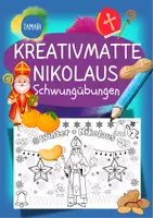 Vorschau - Arbeitsblätter - Schwungübungen Vorschule - Kreativmatte "Nikolaus" - Schwungübungen - malen & zeichnen | Vorschule | Schwungübungen Klasse 1 | Winter Kindergarten | Aufgaben für Schnelle | Ich bin fertig Aufgaben | Lückenfüller | Ausmalbilder Nikolaus - Deckblatt