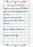 anteprima - Opere didattiche / Libri di testo - E' ancora Natale-poesia con corsivo e disegno - Pagina 2