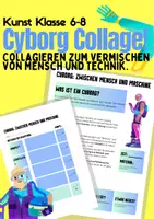 Vorschau - Stundenentwürfe - Materialpaket: Der neue Mensch. Vom Dadaismus zur Cyborg-Collage (Kunst, Unterrichtsreihe) - Seite 1