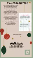 anteprima - Opere didattiche / Libri di testo - E' ancora Natale-poesia con corsivo e disegno - Pagina di copertina