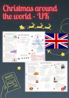 Vorschau - Arbeitsblätter - Christmas around the World - UK - Deckblatt