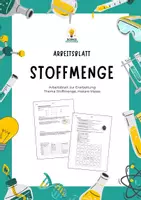 Vorschau - Arbeitsblätter - Arbeitsblatt zur Einführung des Mol-Begriffs (inkl. Übungsblatt) - Deckblatt