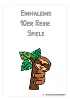 Vorschau - Stationenlernen - Einmaleins mit 10 - 10er Reihe - Spiele - Freiarbeit - Stationen - Lernwerkstatt - Seite 2