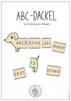 Vorschau - Spiele - ABC-Dackel zur Einführung des Alphabets - Deckblatt