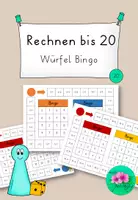 Vorschau - Spiele - Würfel Bingo Rechnen bis 20- spielend lernen - Deckblatt