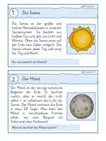 Vorschau - Stationenlernen - Lese und Abschreibkartei Planeten - Seite 2