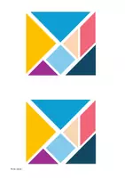 Vorschau - Aufgabenkarten - Tangram Adventskalender - weihnachtliche Tangramvorlagen - Seite 3