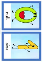 Vorschau - Bildkarten - Tafelmaterial Ziffern A5 - Seite 1