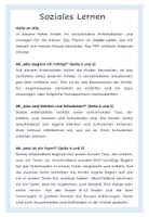 Vorschau - Arbeitsblätter - Soziales Lernen - Seite 1