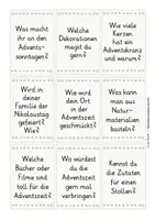 Vista previa - Tarjetas / Manipulativos - tarjetas de conversación alemán: Adventszeit (Weihnachten) - página 3