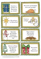 Vista previa - Juegos / Gamificación - Weihnachten Sprechanlässe Deutsch Alemán - página 1