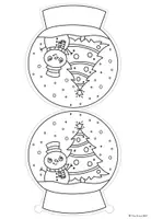 Vorschau - Mal- und Bastelvorlagen - Windlichter Schneekugeln Tischlaternen Weihnachten Weihnachtsgeschenk - Seite 1