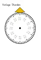 Vorschau - Mal- und Bastelvorlagen - Uhr basteln - Stunden und Minuten - Seite 2