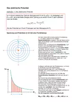 Vorschau - Arbeitsblätter - Das elektrische Potential und die elektrische Spannung - Seite 1
