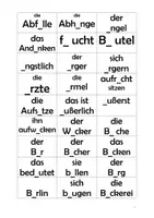 Vorschau - Spiele - Spiel e oder ä ab 3. Klasse mit Wortlisten - Seite 1