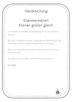 Vorschau - Spiele - Klammerkarten größer kleiner gleich Zahlenraum 10 - Seite 1