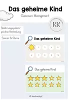 Vorschau - Spiele - Das geheime Kind - Belohnungssystem - Classroom Management - - Deckblatt