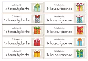 Vorschau - Merkblätter - Classroom-Management: 20 unterschiedliche Hausaufgabengutscheine ("1x hausaufgabenfrei") - Seite 2