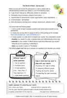 Vorschau - Arbeitsblätter - Survey project: The World of Work - Seite 1